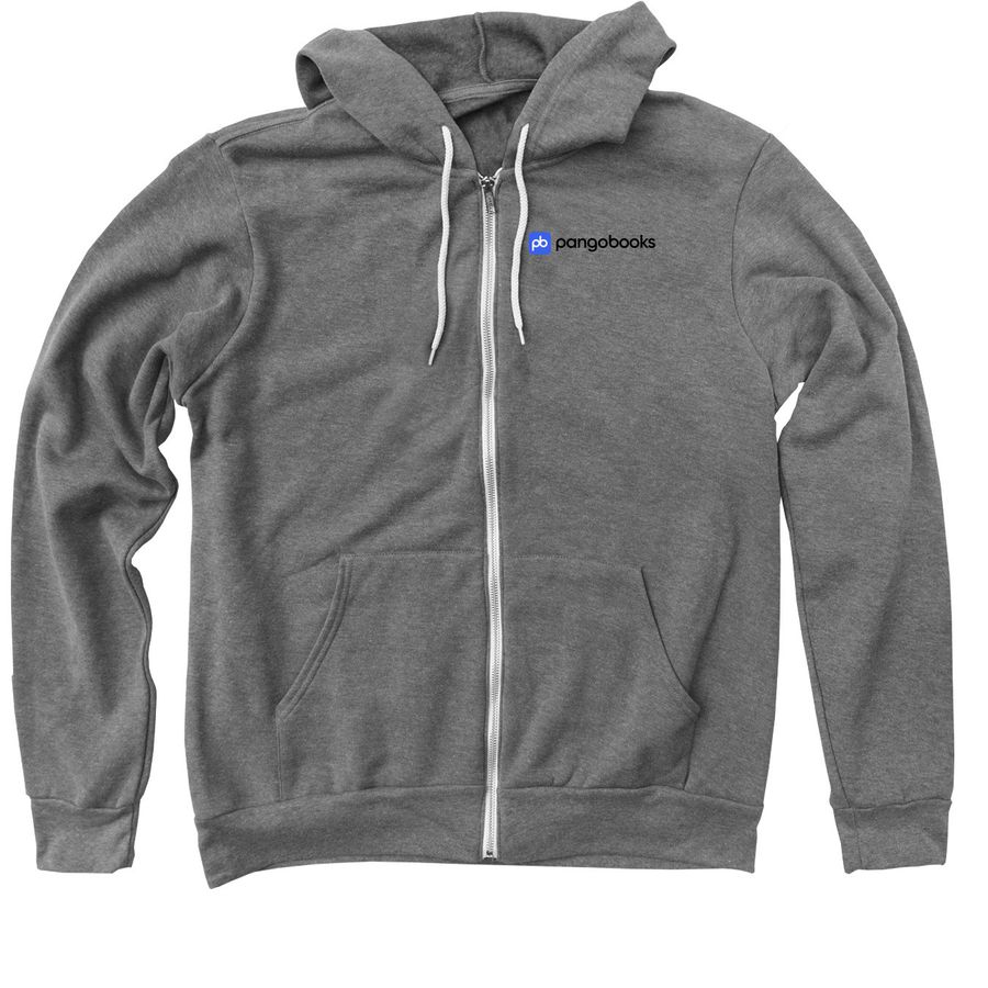 The Logo Classic Zip Up Hoodie in Deep Heather